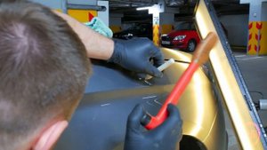 Удаление вмятин без покраски | Удаление вмятин от града | Автомойка М3