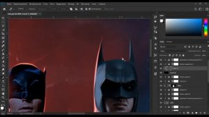 КАК я ПЕРЕДЕЛАЛ свой СТАРЫЙ АРТ  "BATMAN: THROUGH UNIVERSES" |  SPEED-ART (timelapse) by Ratnen