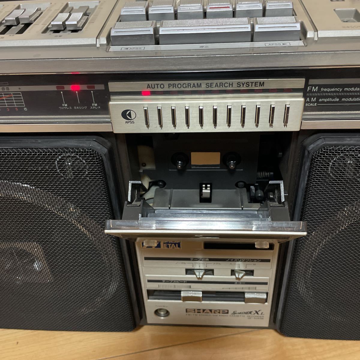 SHARP RADIO CASSETTE GF-508SB Vintage Tape Recorder THE SEARCHER-XL 508-ЯПОНИЯ -1979 ГОД
