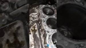 МЛ 164 om 642 Разбор двигателя , проворот вкладыша , масляное голодание.