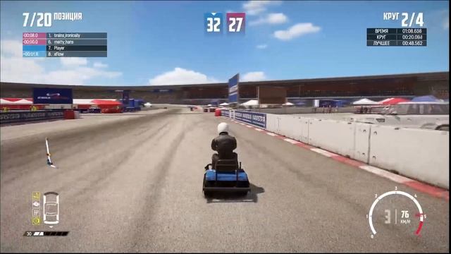 Wreckfest - гонки на газонокосилках (СМЕШНЫЕ МОМЕНТЫ)