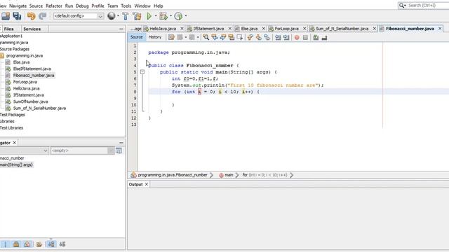Programming in java first 10 Fibonacci Number | Aki's Tricks BD