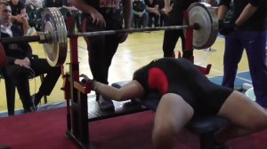 525 Зайчук Игорь. Жим лежа 165 кг. Кубок Украины 2015 (UPC)