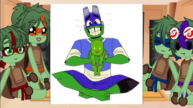 реакция черепашек-ниндзя на т/и (моя ау) смотреть онлайн