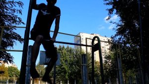 Street Workout Подъём Двумя и передний "Стульчик"