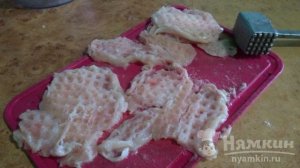 Отбивные из курицы в кляре