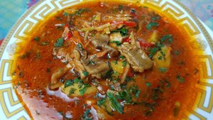 Самый вкусный постный Борщ с грибами, цыганка готовит. Постимся вкусно Gipsy cuisine.