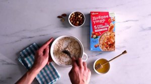 Каша с медом и орехами