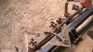 Самодельный универсальный культиватор для китайского мототрактора. Рама из автомобильного фаркопа