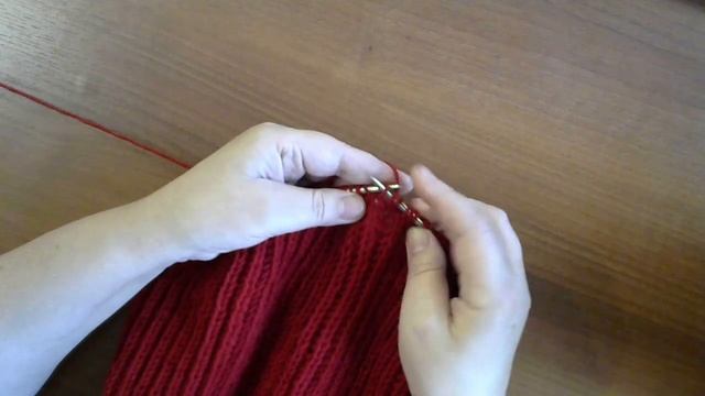 Свитер с воротником хомут .Часть 4 Как связать воротник хомут. #мастеркалсс #  #knitting #лучшее #м