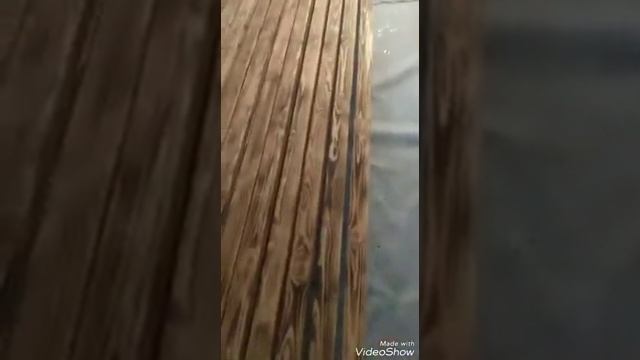 Покраска и монтаж декоротивных реек.