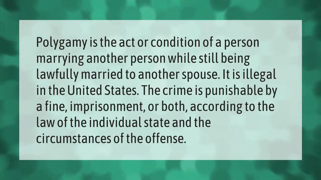 Is polyamory illegal in the US? смотреть онлайн