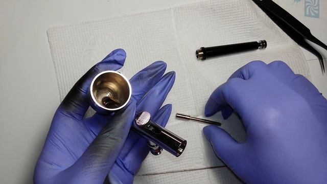 Как собрать аэрограф. Как поставить собачку в аэрографе. смотреть онлайн