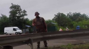 Блок-пост ООС - опять 185 . Басенко А.В. задерживает. Полиция . Блок-пост