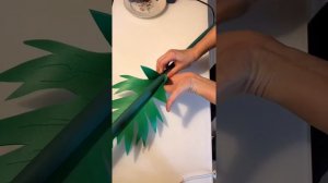 Мак из изолона. Подставка, листья, стебель. Бесплатный МК мак из изолона.