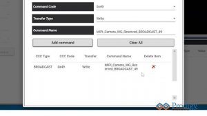 How to send custom commands using PGY-I3C-EX-PD