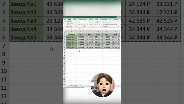 Переворачиваем таблицу #excel #tricks #лайфхаки #exceltutorial #обучение