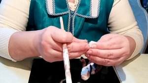 Ватная Игрушка. Мальчик. Надеваю шапку ушанку. 5ч.We make toys out of cotton woll.