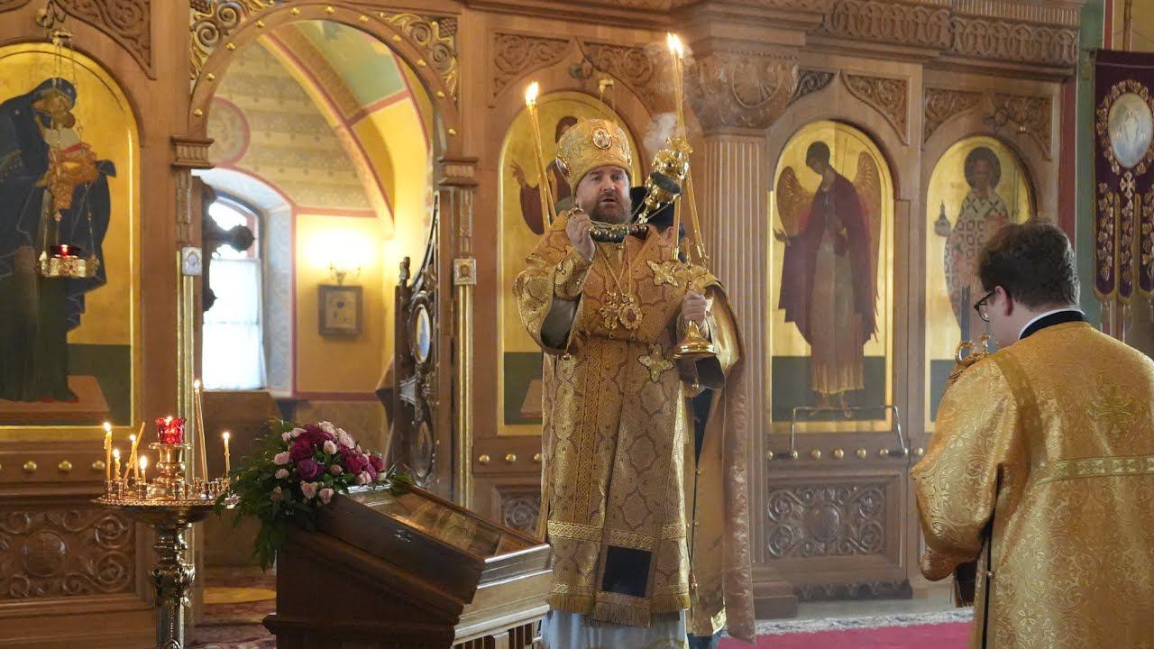 Архиерейская Литургия! Блаженны, муз. диак. Павла (Звоника)