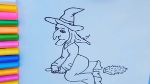 Как нарисовать ВЕДЬМУ на Хэллоуин