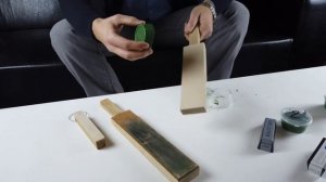 Правка ножа, лезвия. Доска для правки ножей (с кожей)