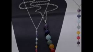 7 Chakra Healing Pendant Necklace - Balancing Chakra Gemstone - YouTube