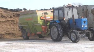 Кормосмеситель ИСРК 12 испытание на Алтайской МИС 2019 г