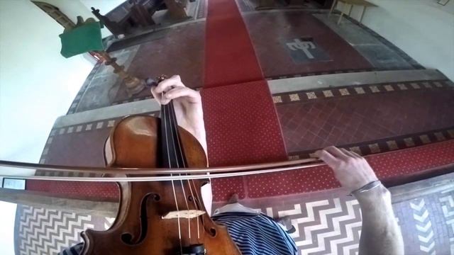 Max Baillie violin: Gopro Bach Chaconne