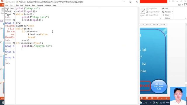 Python Bài 7. Cấu trúc lặp phần 4 (break, continue) смотреть онлайн