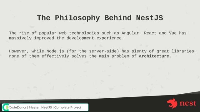 Lecture 1. What is NestJS | Node.JS Framework | API | Modern TypeScript | JS  | Master NestJS (2021