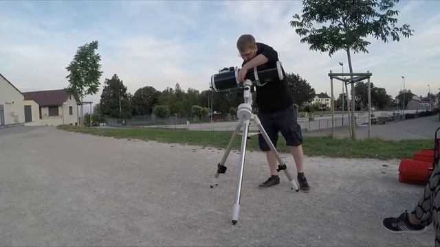 SkyWatcher 150/750 setup on EQ3-2 GOTO mount смотреть онлайн