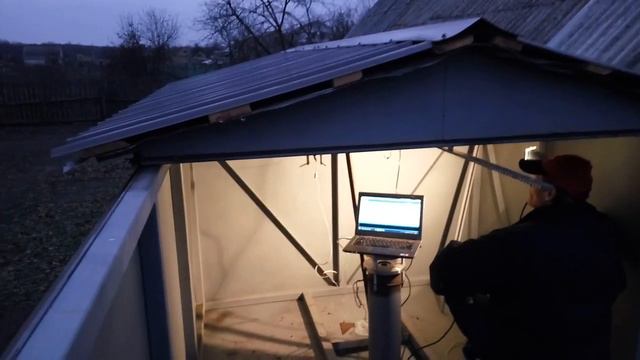 Первый тест крыши обсерватории смотреть онлайн