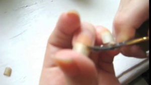 Cutting long natural nails !!!!!! Uñas largas naturales, натуральные длинны ногти