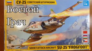 обзор Су-25 от Звезды в масштабе 1_48