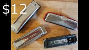 Fender Blues Deluxe vs Kongsheng TinG vs Hohner Golden Melody (new) vs Dabell Nobel.