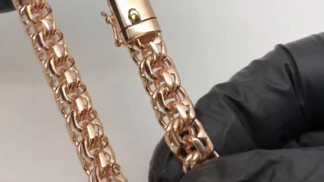 Мужской золотой браслет БИСМАРК.Gold BISMARK/ Ювелирные украшения из золота