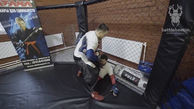 УРОКИ ОТ BATTLE BEETLE # 2 - БОРЬБА У СЕТКИ. КОНТРОЛЬ, БАЗОВЫЕ ТЕЙКДАУНЫ И КОМБИНАЦИИ. смотреть онлайн