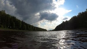 Покатушки на Клязьминском водохранилище на лодке ПВХ Ривьера 4000 ДНД