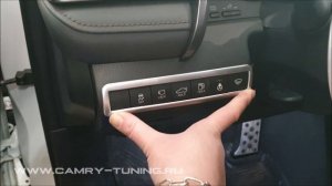 Окантовка кнопок Камри 70 - Автотехцентр Camry Tuning