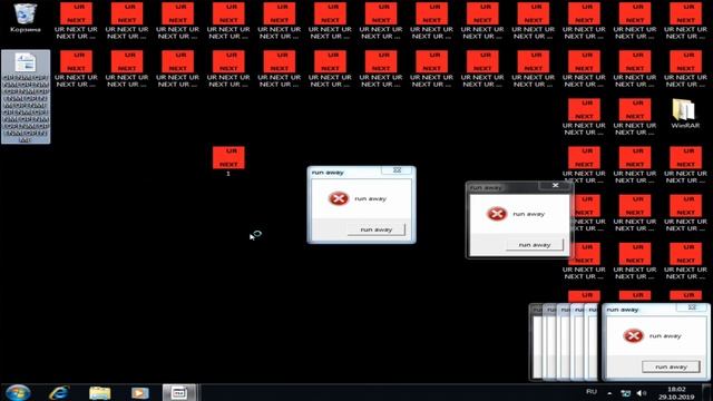 Обзор вируса 000.exe test virus 4