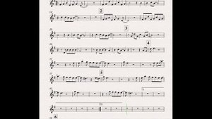 Voyage, voyage (ноты для альт-саксофона)