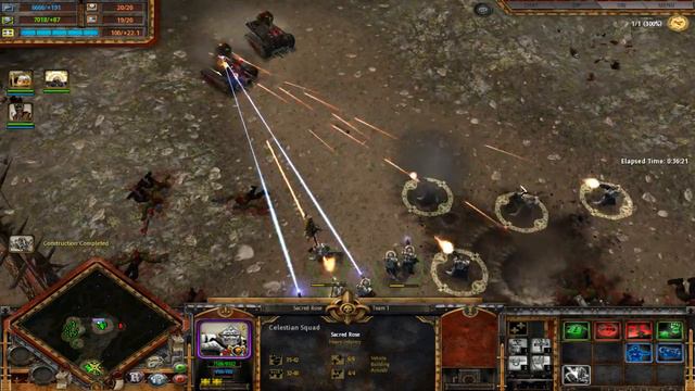 Dawn of War: Soulstorm - Mountains of Zeal (Sisters of Battle vs. Orks) смотреть онлайн