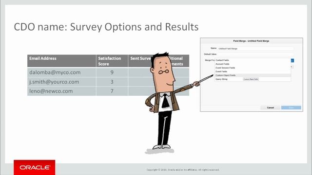 Oracle Eloqua - Creating Field Merges with Custom Data Objects