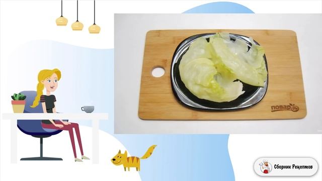 Постные голубцы с овощами