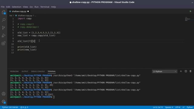 Shallow Copy vs Deep Copy | Python in Hindi | Part-12