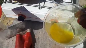 Аффинаж золота из пятачков от неизвестных транзисторов СССР 80шт