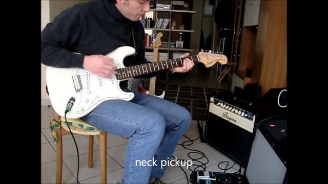 Squier SQ stratocaster vs Fender USA stratocaster with L. Fralin VH p-ups - Bugera V22 (part 1 & 2) смотреть онлайн