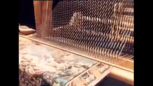 Производство гобелена