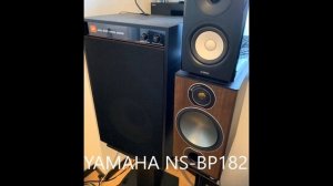 【Speaker Comparison】YAMAHA NS-BP182 VS Monitor Audio Bronze2