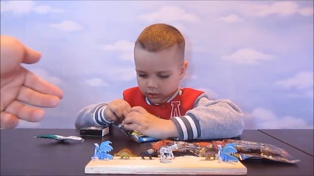 Драконы и Динозавры, сюрпризы, Dino with Dragons, blind bags смотреть онлайн